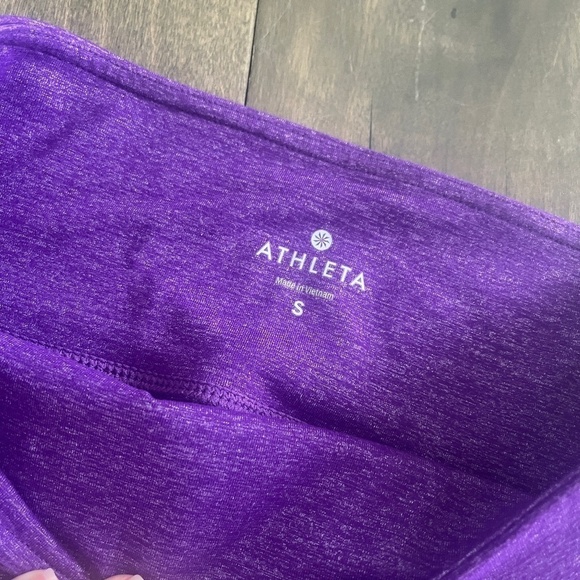 Athleta Leggings Purple Heathered Small - Picture 5 of 5